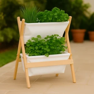 farm duo™ – horta vertical em madeira com dois níveis