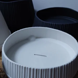 wooden vases
