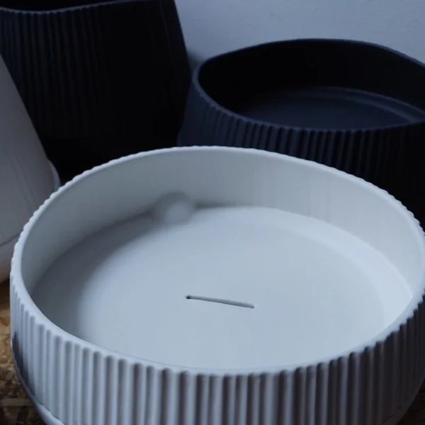 wooden vases
