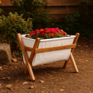 house farm – vaso dobrável de madeira