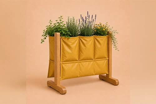 ecolha a cor ideal stand farm trio amarelo