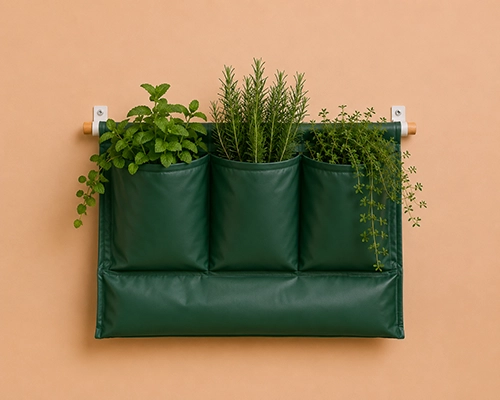escolha a cor ideal verde wall farm trio