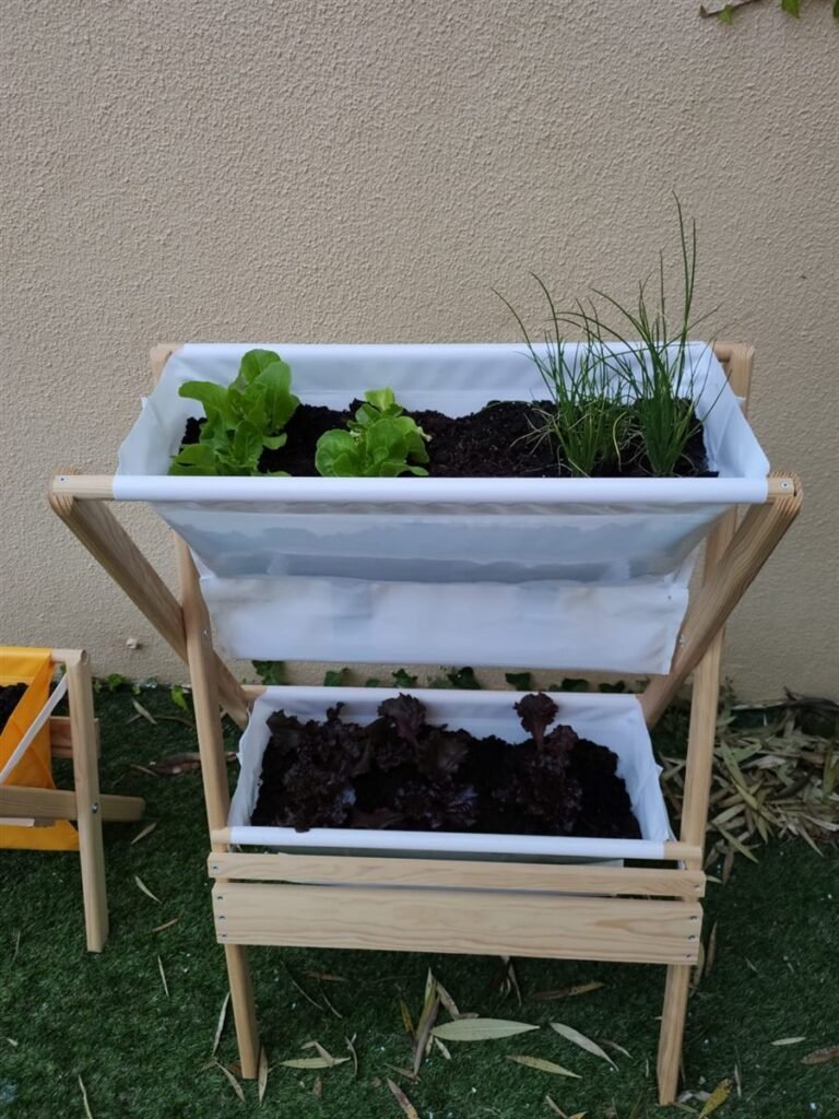 Farm Duo branco num terraço — Grootpots